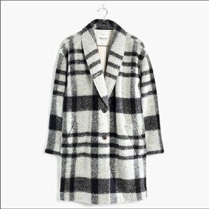 Madewell check coat